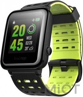 Розумний годинник Xiaomi WeLoop Hey 3S Black/Green